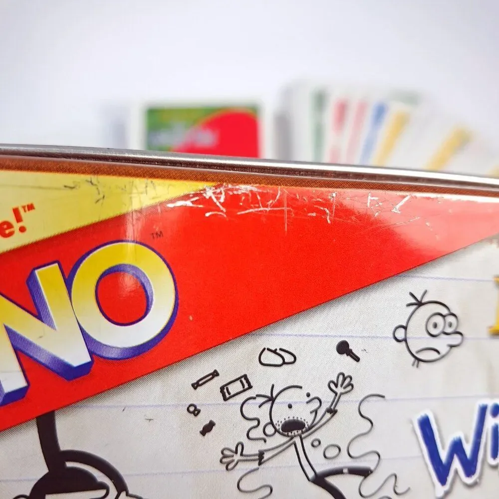UNO Card Game‎ DIARY of a WIMPY KID in COLLECTIBLE metal TIN COMPLETE 2010 kids